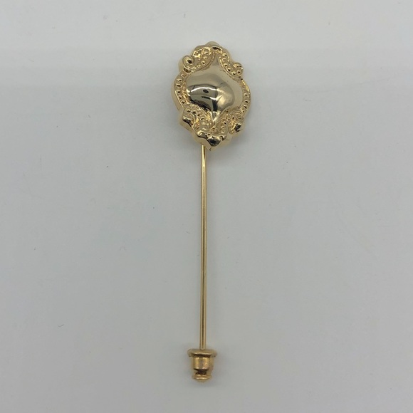 Jewelry - Vintage gold tone stick pin approximately 2.5”